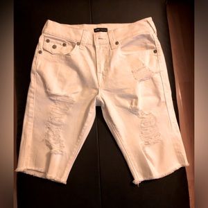 Men True Religion Jean Shorts